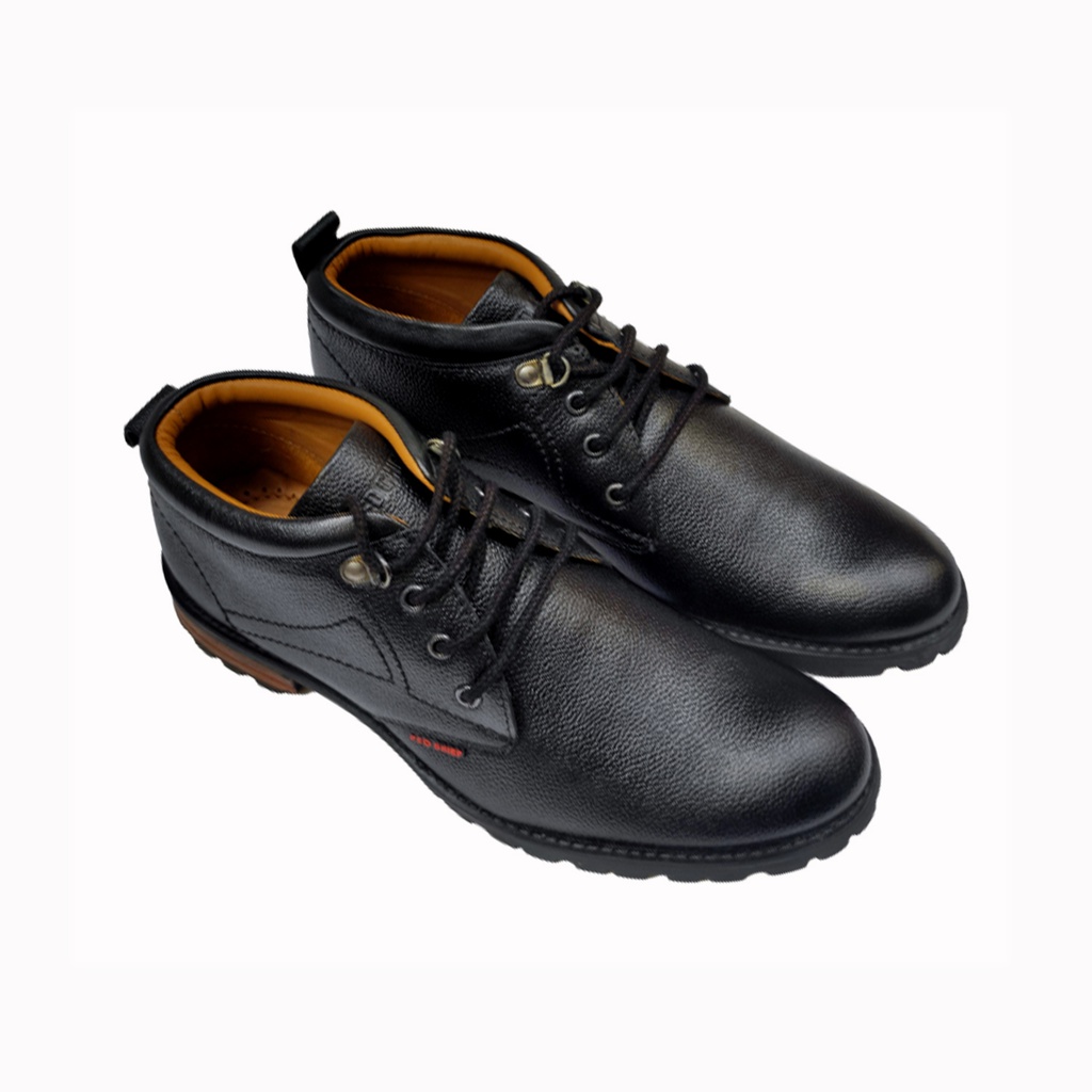 Red chief black boot on sale shoes